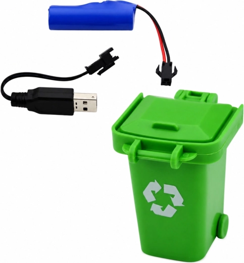Recharge USB et poubelle incluse dans l’emballage