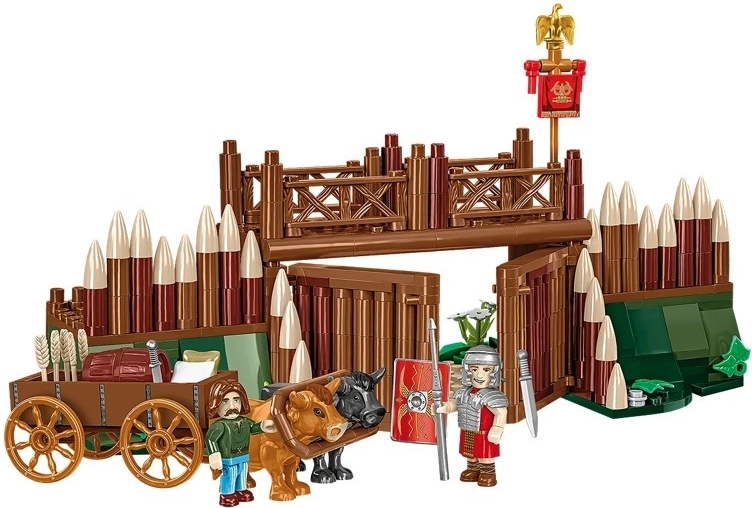 Porte authentique du camp romain avec ouverture