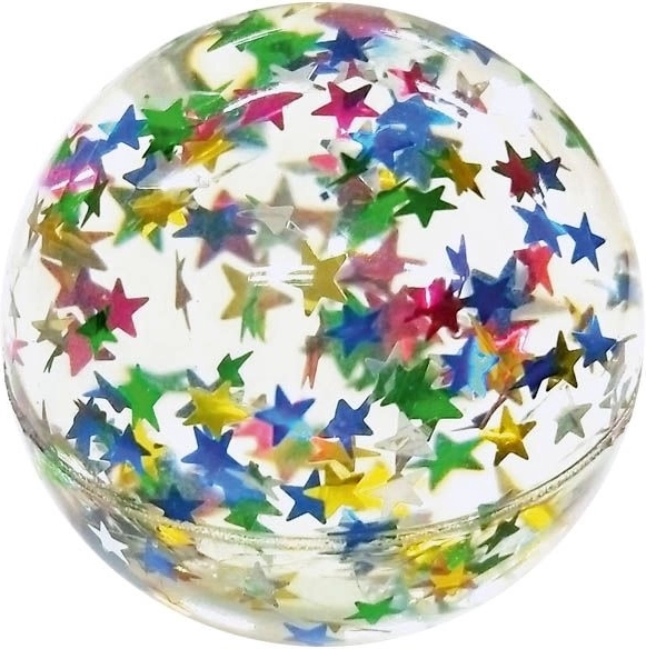 Balle rebondissante avec étoiles