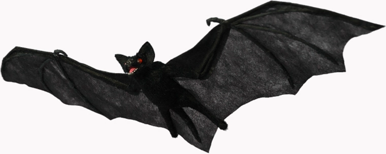 Accessoire de fête chauve-souris noire