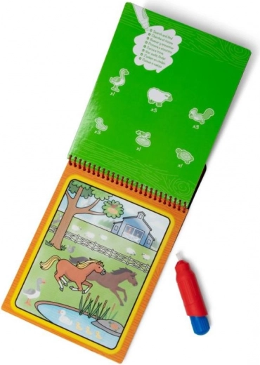 Des couleurs magiques au contact de l’eau