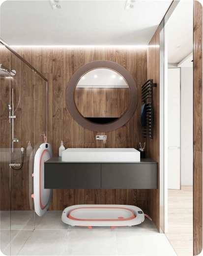 Compacte, stable et prête à voyager