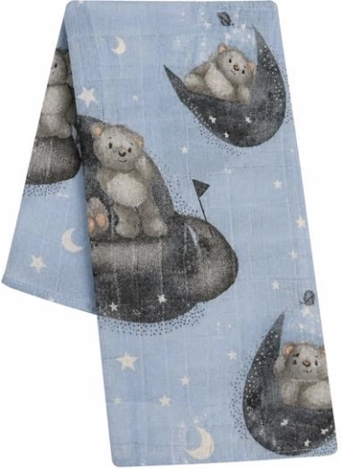 Lange en coton imprimé New Baby Dreams - 1 pièce