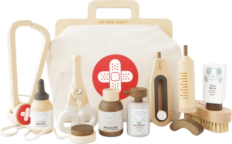 Le Toy Van – mallette vétérinaire en bois pour enfants