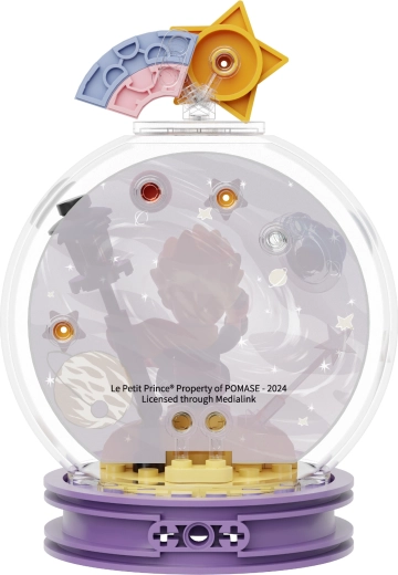 Lampe étoilée décorative sous cloche