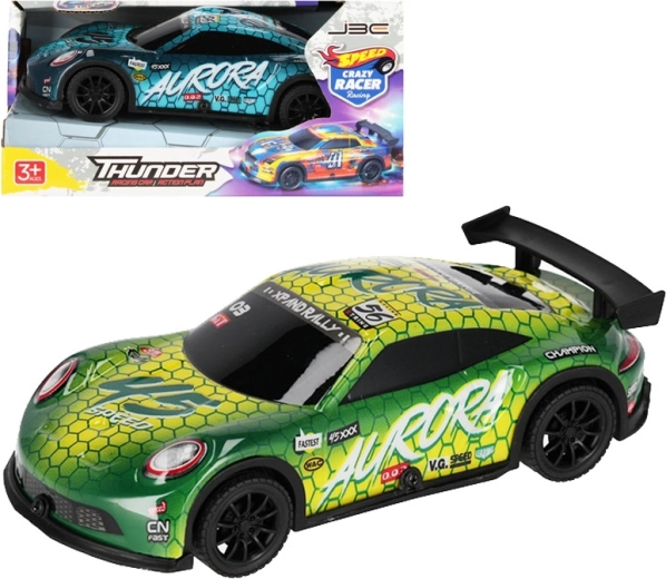 Voiture de course avec lumière et son - 1 pièce