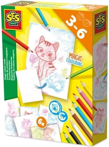 SES Creative Magic Colouring coloriages magiques avec crayons de couleur