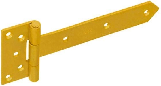 Charnière de portail galvanisée 150 × 45 × 90 × 34 × 3 mm