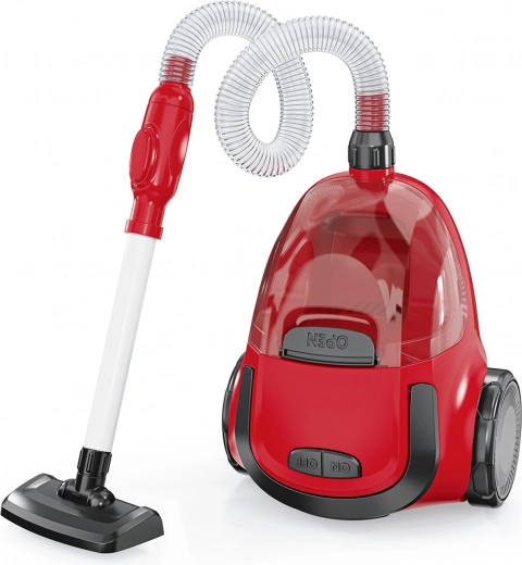 Aspirateur rouge pour enfants avec son