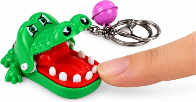 Jeu palpitant avec des dents