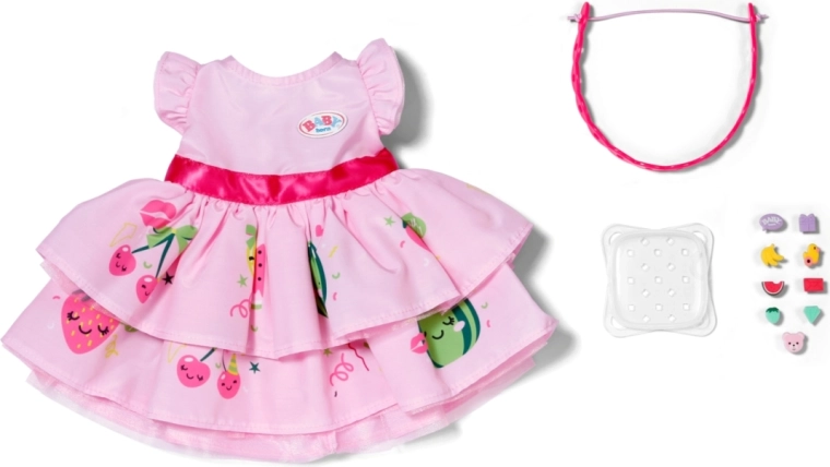Robe amusante à imprimé fruité