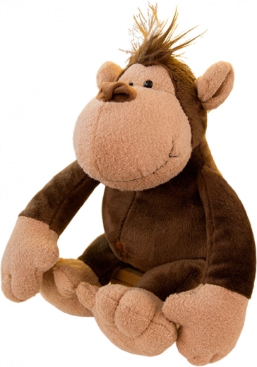 Singe en peluche marron 25 cm