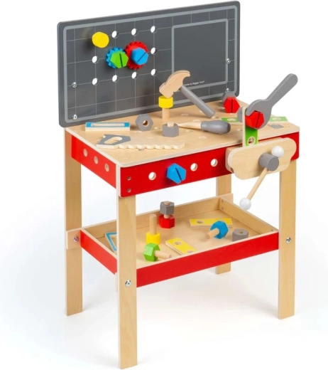 Établi en bois pour enfants Bigjigs Toys avec outils
