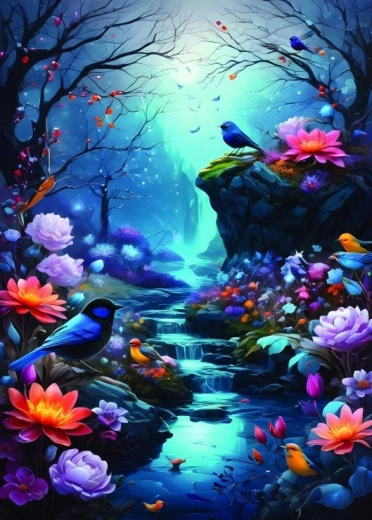 Puzzle nature enchantée 500 pièces ALIPSON