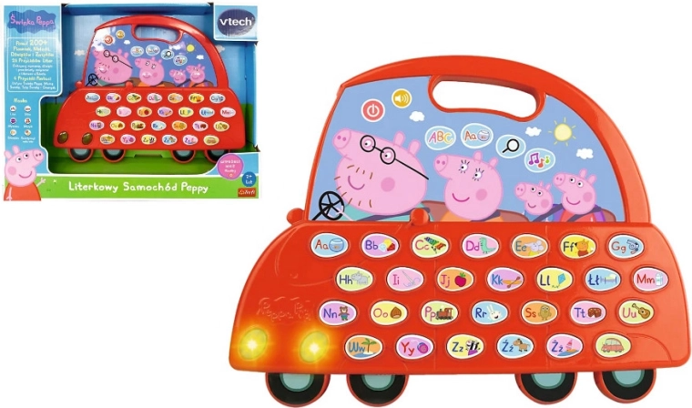 Peppa Pig – petite voiture interactive avec lettres