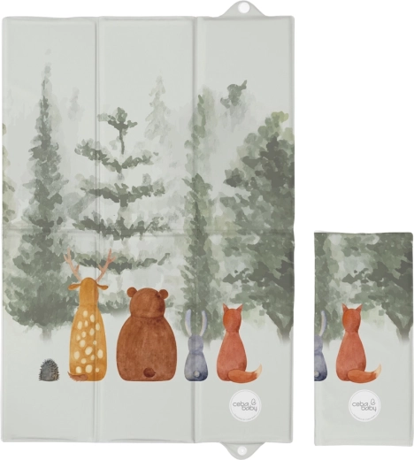 Ceba Baby matelas à langer de voyage basic forest companions 60 × 40 cm
