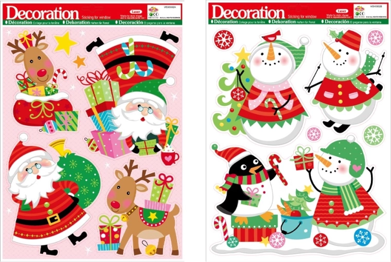 Stickers de Noël pour fenêtre