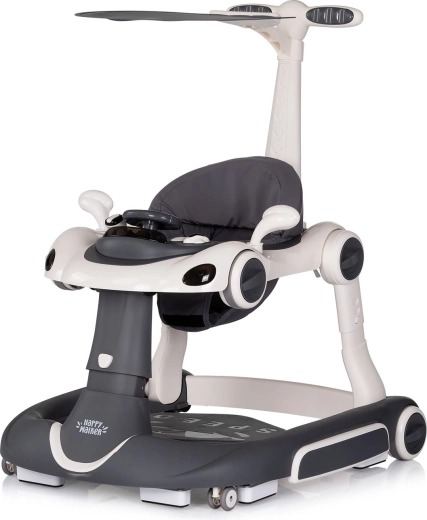 Trotteur interactif Chipolino Happy Walker 5-en-1 anthracite