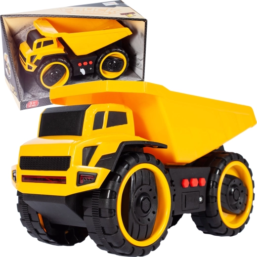 Camion-benne à propulsion, lumière et son