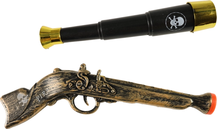 Set de pirate – pistolet et longue-vue pour enfants