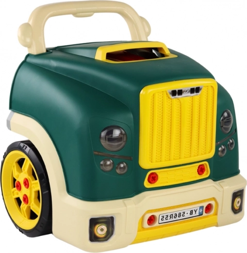 Camion vert démontable – atelier pour enfants avec outils