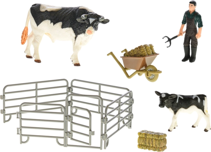Ferme réaliste avec accessoires