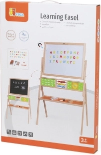 Grand tableau éducatif Viga double face 2 en 1