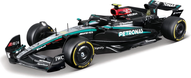 Mercedes-AMG Petronas W15 (2024) authentique à l’échelle 1:24