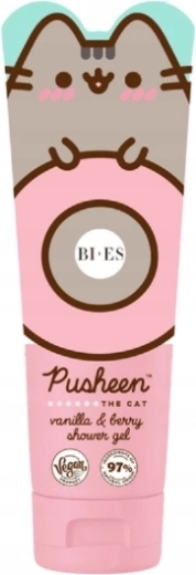 Pusheen The Cat gel douche et shampooing 2‑en‑1 au parfum de vanille et de fruits des bois 240 ml