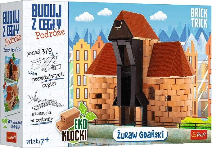 Brick Trick Voyages : Żuraw de Gdańsk – mini-modèle en vraies briques