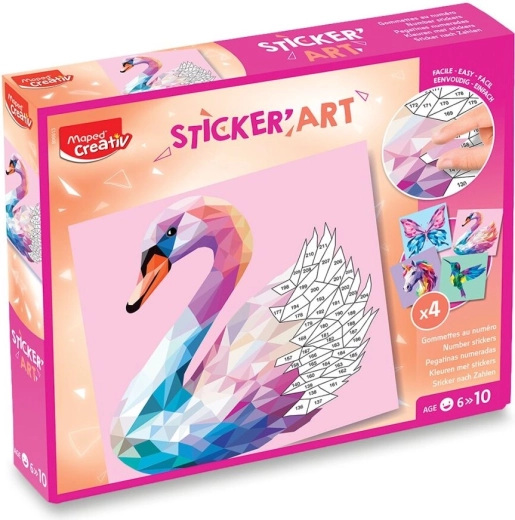 Maped set créatif Sticker' Art – animaux élégants