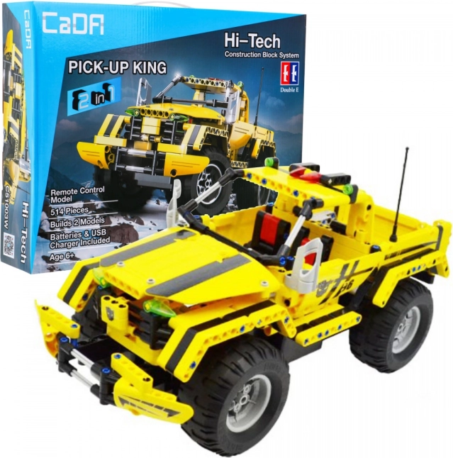 Kit de construction JEEP WRANGLER radiocommandé, compatible avec LEGO, 531 pièces