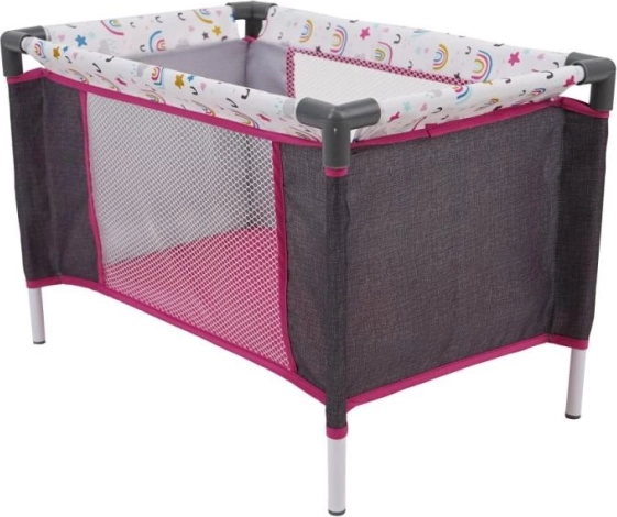 Lit de voyage pour poupées Arc-en-ciel