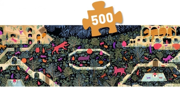 Puzzle Djeco Royaume des Chats – 500 pièces