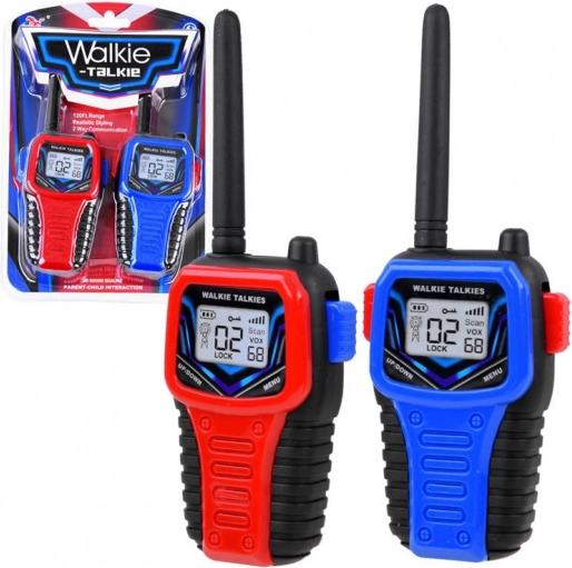 Set de talkies-walkies pour enfants avec portée jusqu’à 35 m (2 pcs)