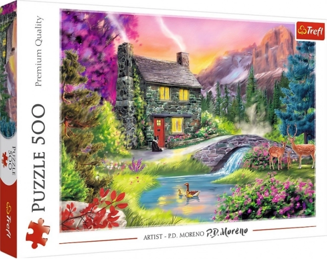 Puzzle 500 pièces - Idylle montagnarde