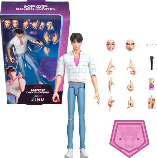 Figurine d’action Mattel Jinu de K-pop Demon Hunters Saja Boys Soda Pop