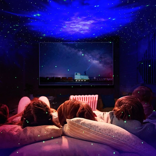 8 modes de projection et luminosité réglable