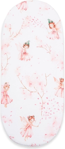 Drap-housse en coton pour landau Fées 35 × 75 cm