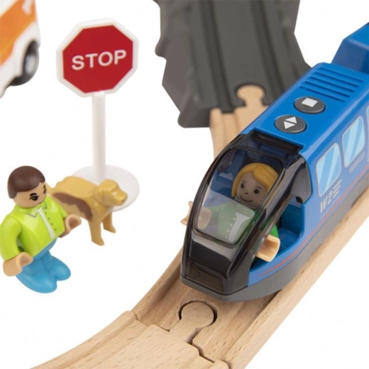 Train électrique avec effets sonores