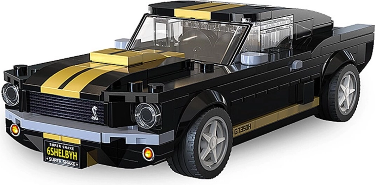Kit de construction CaDA Shelby GT 350 H à l’échelle 1:24, noir