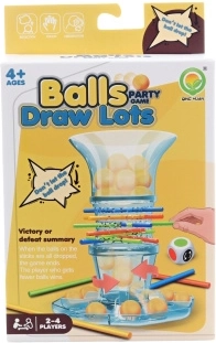 Jeu de société des billes qui tombent