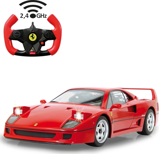Voiture RC Jamara Ferrari F40 1:14, rouge, 2,4 GHz