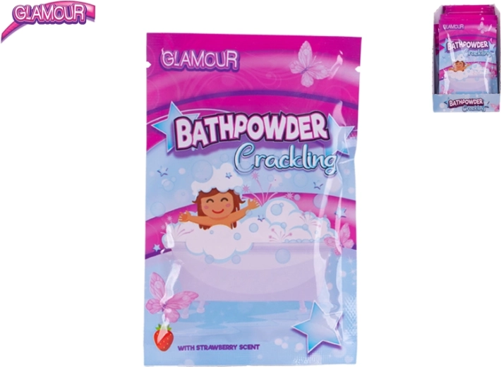 Sel de bain pétillant au parfum de fraise
