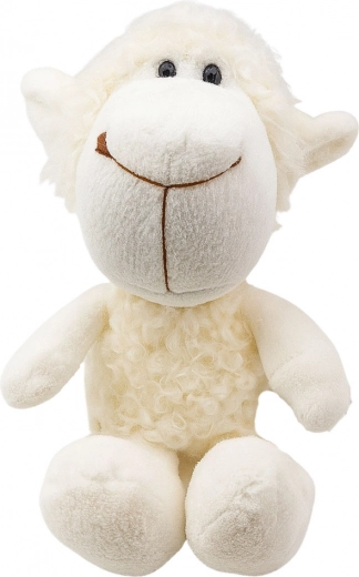 Mouton en peluche avec ventouse blanc 23 × 12 cm