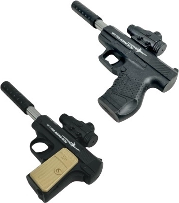 Pistolet à billes d’eau (water beads) en présentoir de vente – 12 pcs