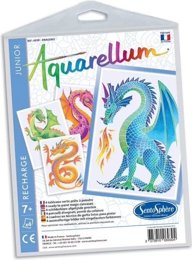 Sentosphere set d’images Aquarelles Junior – dragons