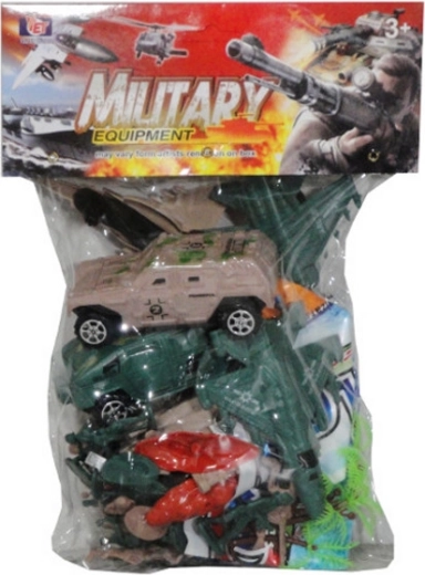 Set de figurines militaires avec tapis pliable