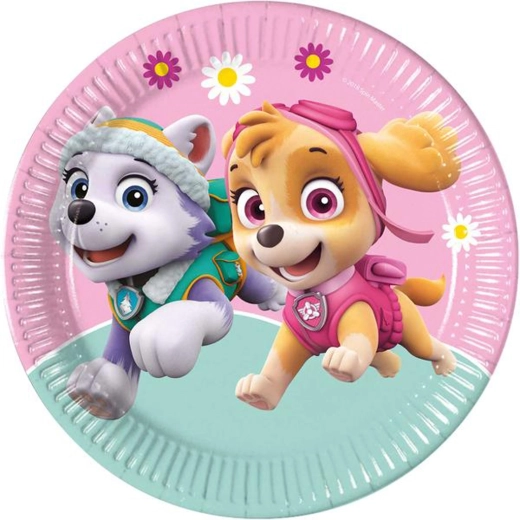 Assiettes en papier PAW PATROL 23 cm, 8 pcs