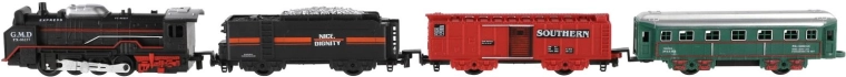 Coffret complet : locomotive + 3 wagons
